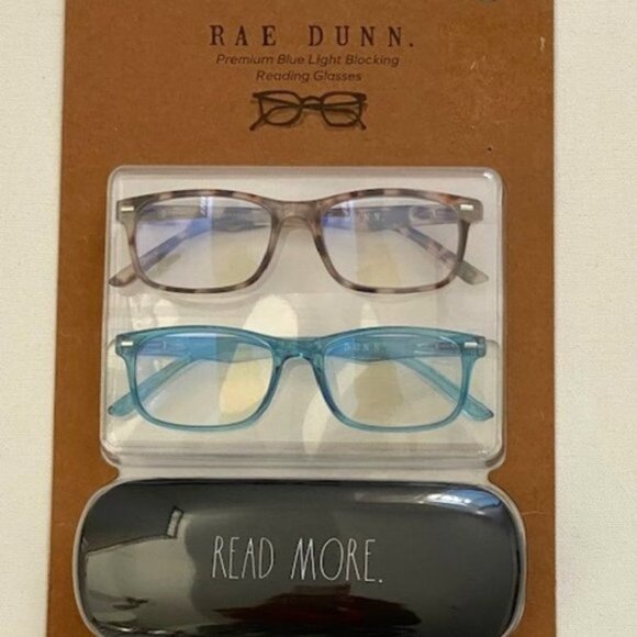 Rae Dunn Premium Blue Light Blocking Reading Eyewear Glasses  " Read More " - Picture 1 of 2